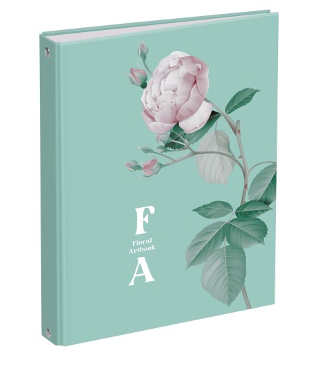 Тетрадь на кольцах А5, 120л., BG 'Flower art', матовая ламинация, ТТ5к120_лм 11359
