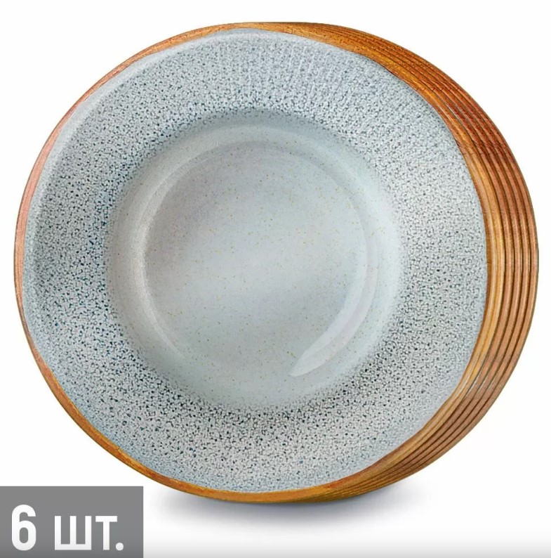 Набор тарелок (d=23 см), керамическая эстетика, 30000870