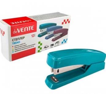 Степлер "deVENTE. Trend" № 10 (мощность 12 листов, глубина скрепления 45 мм), 4142505