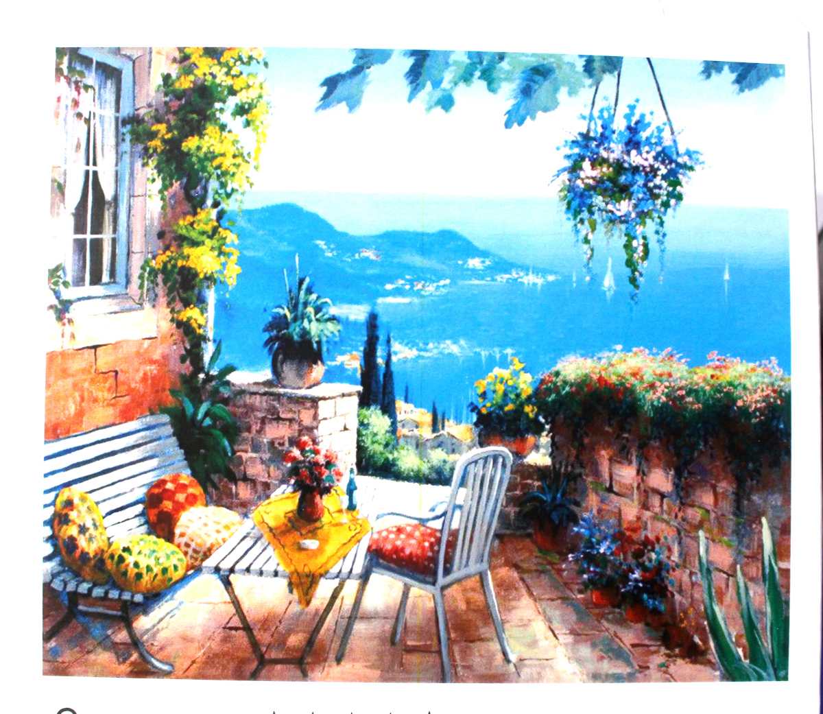 АЛМАЗНАЯ МОЗАЙКА , DARLENS , 'СРЕДИЗЕМНОМОРСКИЙ ПЕЙЗАЖ' , 400х500 мм ,15 цв, YHDGJ74351