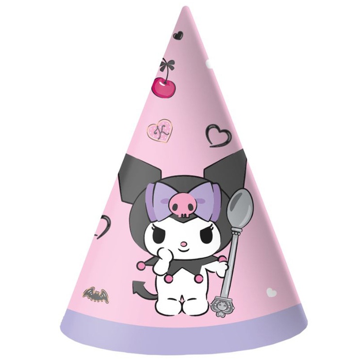 Колпаки 'Kuromi', (6 шт;уп), 310979