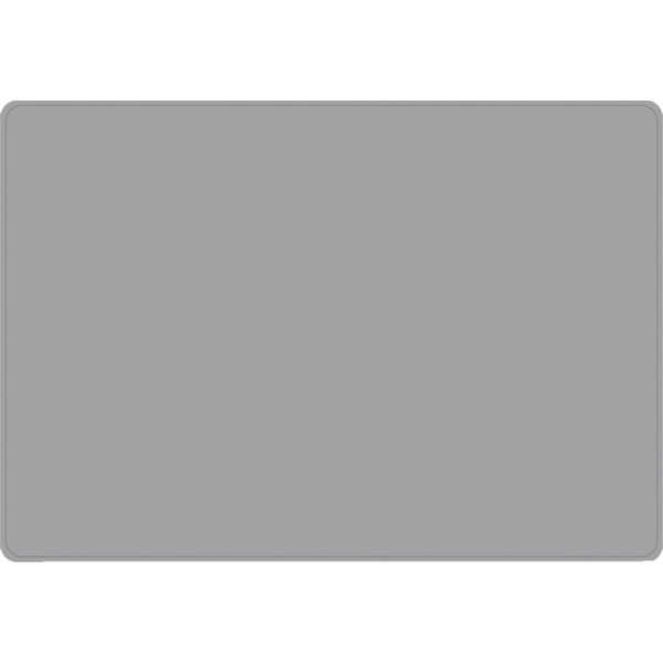 Накладка на стол 'deVENTE', 65,5х47,5 см, плотный ПВХ 800 мкм, полупрозрачная дымчатая, 4101803