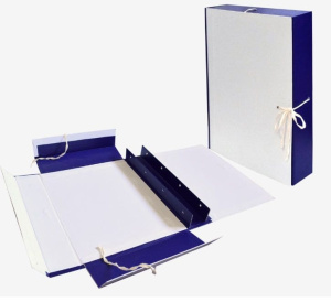 Папка архивная для переплета "deVENTE",А4,бумвинил.4 завязки,складная.3010201