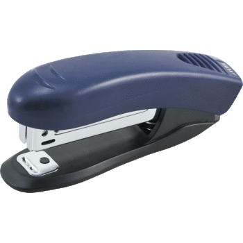 Степлер deVENTE 'Stripe' №10, 10 листов, глубина скрепления 43 мм, синий, 4142352
