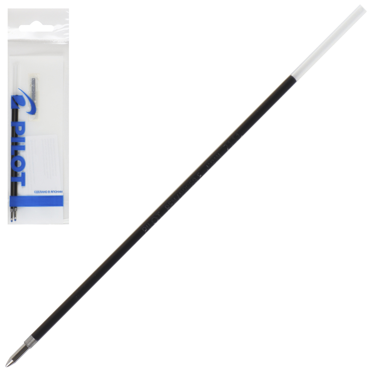 Стержень шариковый Pilot 2шт.,для BPS-GP;BP-SF;BPS-GG 144мм синий,0.7 мм, линия 0,22 мм., RFN-GG-F-L