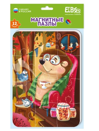 Магнитный пазл А5, 'Осень', 12 элементов, ET04-012
