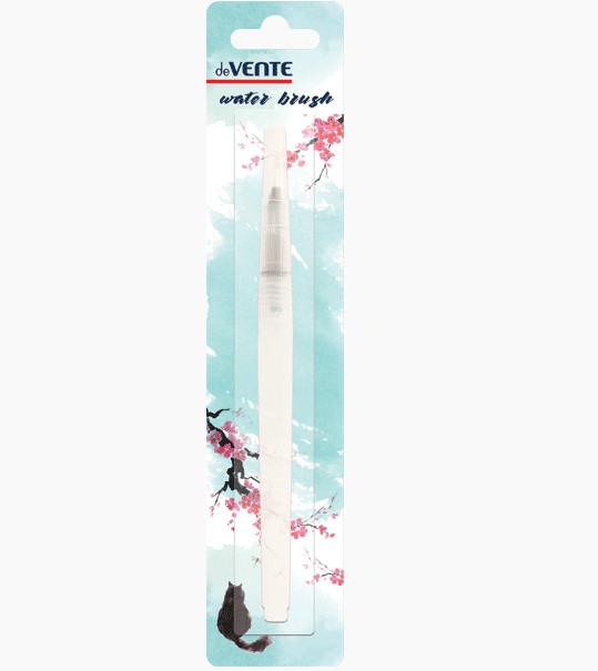 Кисть 'deVENTE. Water Brush' с резервуаром для воды, нейлон, размер S, 8073790