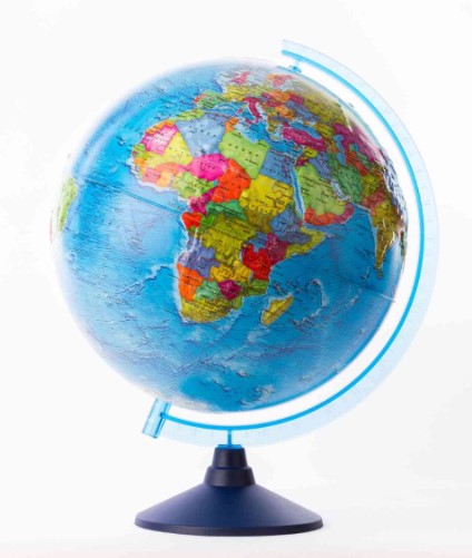 Глобус Земли Политический Рельефный, (210 мм, Классик), КО22100200