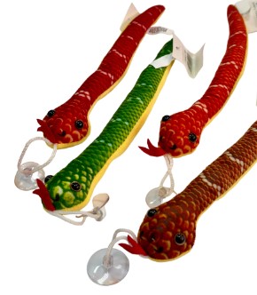 Мягкая игрушка на липучке, 'Змея', L-7-26 см