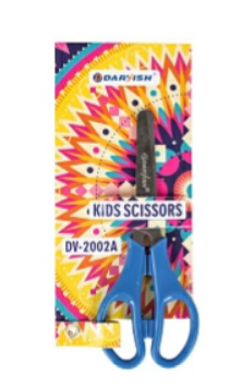 Ножницы 13 см детские, закругленные лезвия, DV-2002A