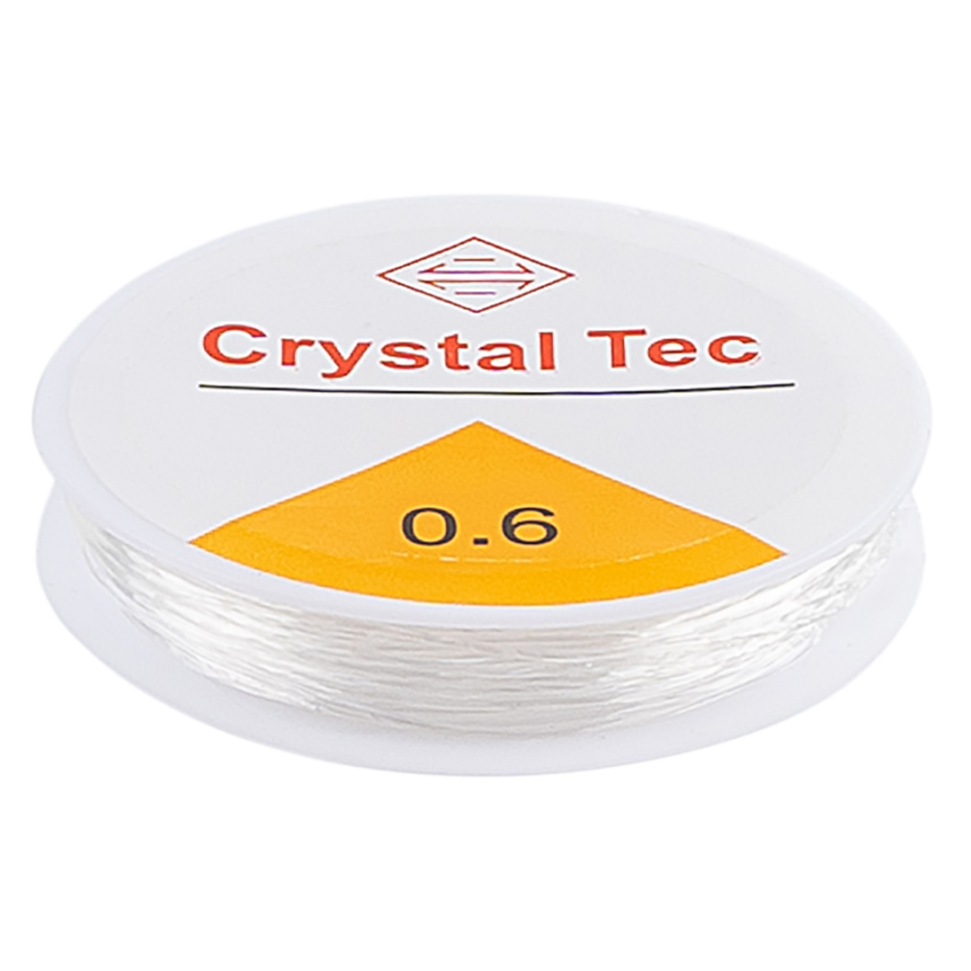 Нить эластичная (резинка) (0,6 мм х 10 м) Прозрачный, 1 шт, 6233137