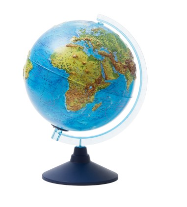 Глобус Земли Физико-Политический  интерактивный,  (250 мм с подвеской от батареек), INT12500287
