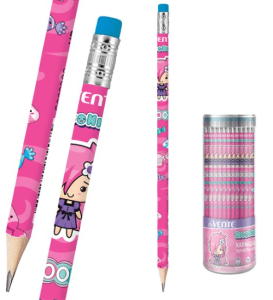 Карандаш чернографитный "deVENTE.Nico", HB , 2 мм диаметр грифеля , с ластиком, 5032308