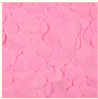 Конфетти Дон-Баллон "Круги", розовый, 2,5 см., 50 г., 6014353
