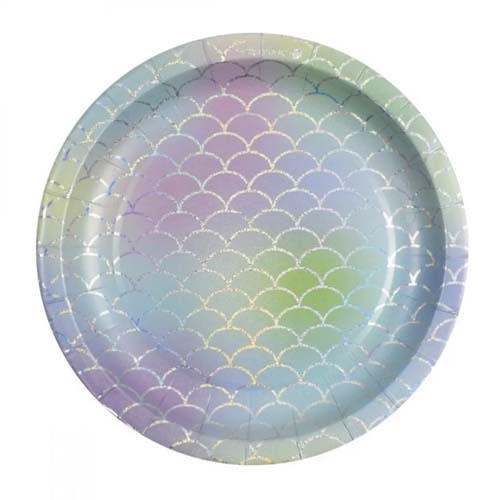 Набор тарелок бумажных 'Праздничные моменты', перламутровый эффект , 6 шт;уп ,18 см, СП-5317