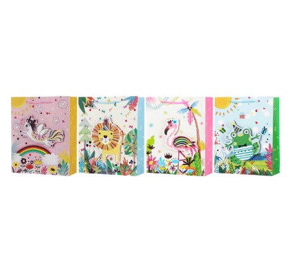 Пакет подарочный бумажный 'deVENTE. Funny animals' вертикальный, размер 26x32x10 см, 9041117