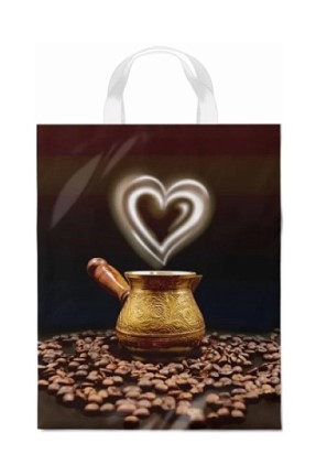 Пакет ПЭ с петлевой ручкой 28x35см (55) (Мгновение) Интерпак, ПТЛ63435