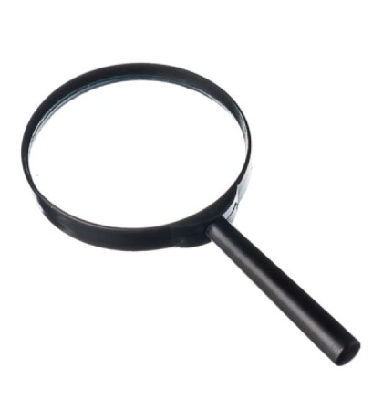 Лупа  d=50 мм увеличение x3, пластиковая ручка, AR-50;3мм