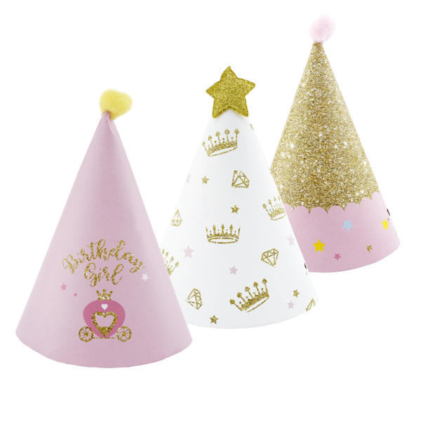 Колпачки маленькие, 'Именинница Принцесса', 3 дизайна, 200206