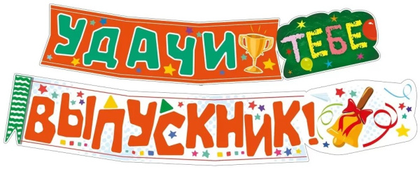 Гирлянда 'Удачи тебе выпусник', 071.576